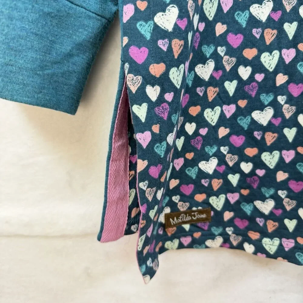 Matilda Jane Heart to Heart Love at First Sight Hoodie Teacher Valentines Sz S - Picture 7 of 11